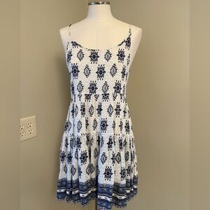 Ocean Drive Blue and White Floral Dress